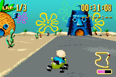 Nicktoons Racing screenshot 4 for GameBoy Advance